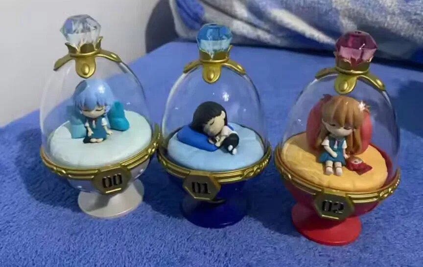 コレクタブルアクションフィギュア,日本のカワイイおもちゃ,オリジナル,q ayanami rei,ikari,shinji,nagisa,workau,バッチあたり5個