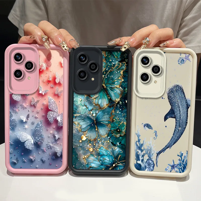 Trending Popular Phone Casing For Honor 200 Lite 5G Soft Cover Unique Luxury Pearl Bow Design Case For Honor 200 Lite 5G