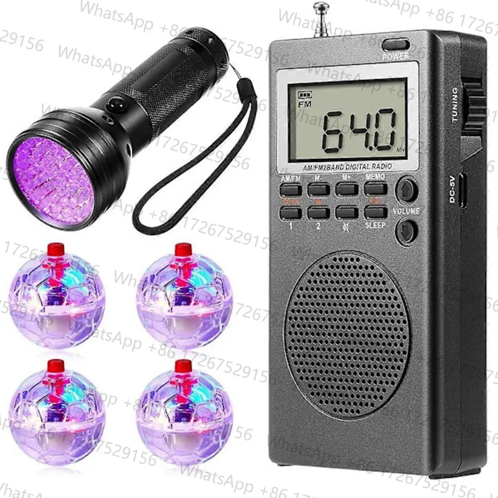 Paranormal Detection Radio Kit With LED Interactive Cat Ball Lithium Battery, Multi-functional Speaker, Paranormal Communication