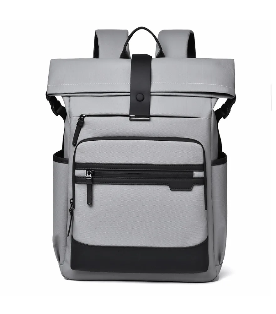 

Large capacity backpack Universal roll top color matching Computer backpack Leisure travel Backpack storage bag
