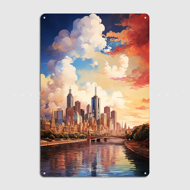 MELBOURNE Oil Painting Travel  - огляд і ціна Home Decor Melbourne