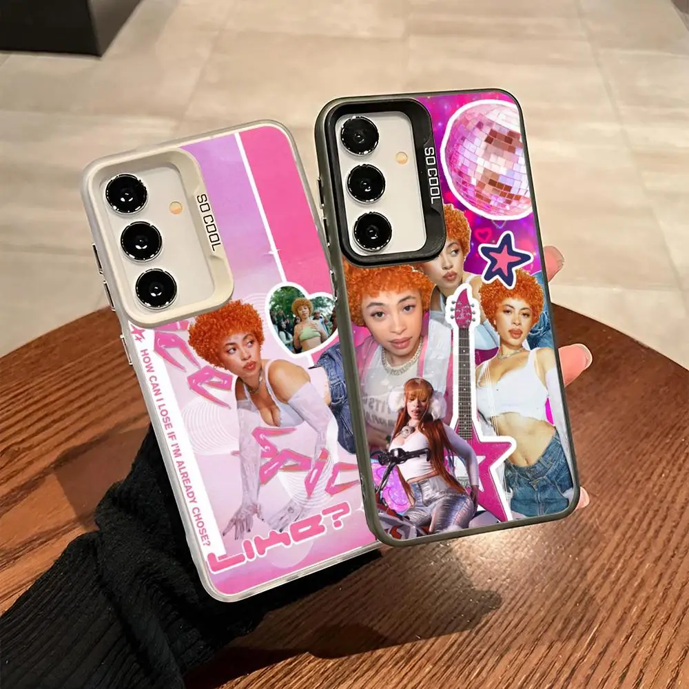 Rapper Ice Spice Phone Case For Samsung Galaxy A57 A37 A17 A16 A26 A36 A56 A15 A25 A35 A55 A14 A34 A54 A13 A23 A33 A53 A12 A22 A