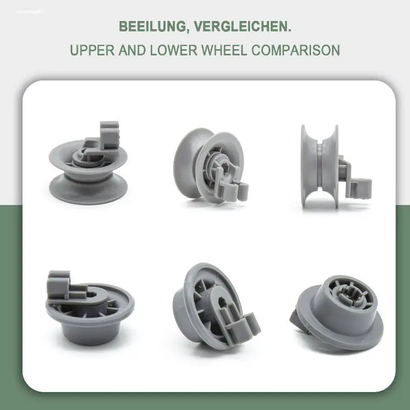 

Dishwasher wheel roller accessories, suitable for Bosch Siemens Neff Beko dishwasher upper and lower wheels
