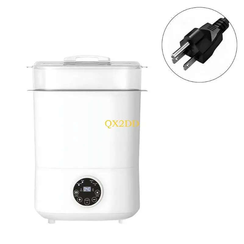 QX2D Tài liệu viết Máy tiệt trùng và sấy khô bình sữa đơn cho trẻ sơ sinh 110V Sưởi ấm an toàn cho người mới làm mẹ