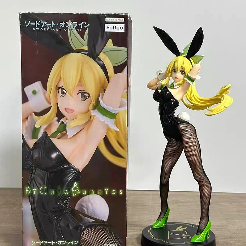 

Фигурка аниме Furyu Sword Art Online-Leafa Sylph, цветная версия, ПВХ, коллекционная игрушка BiCute Bunnies, в наличии