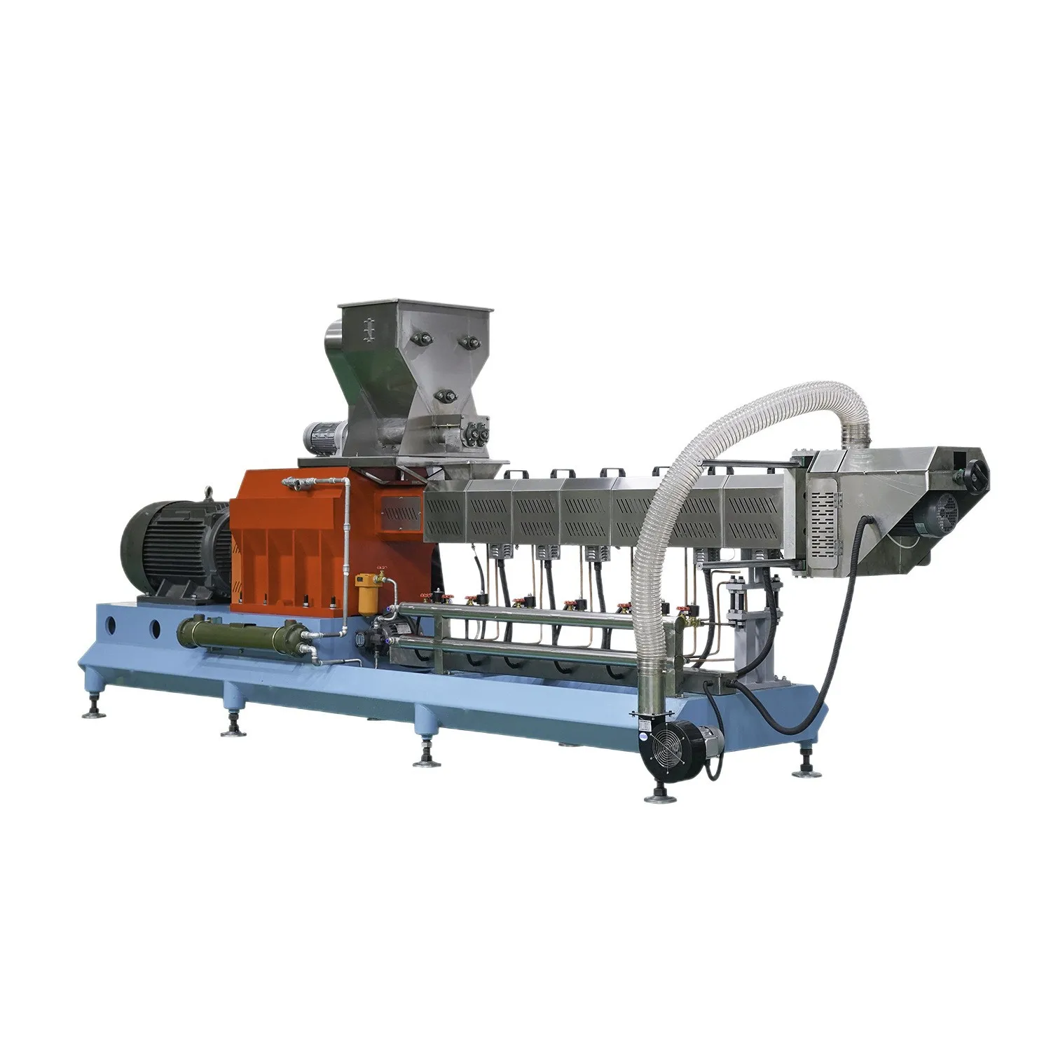 Frühstück, Müsli, Chips, Produktionslinie, gebrauchsfertige Maisflocken, Doppelschraube