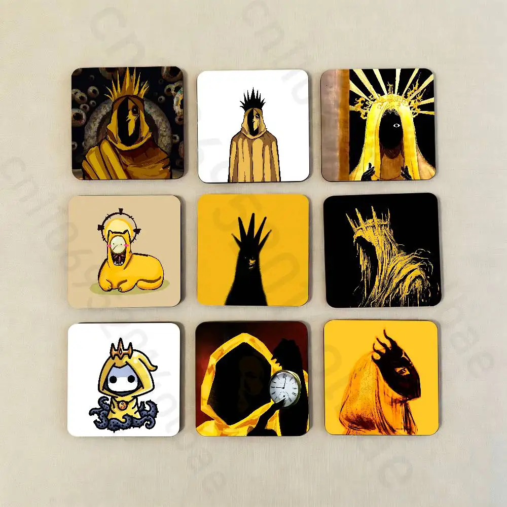 H-hastur the king in yellow Fridge Magnets Round Magnetic Refrigerator Decoration Memorial Gifts Wedding Favors