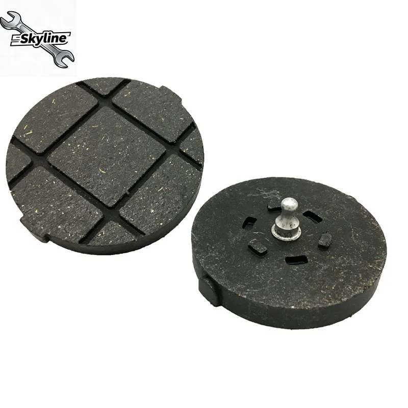 Pneumatic Brake Friction Plates, Round Studded Brake Pads for High-Speed Slitter Replacement