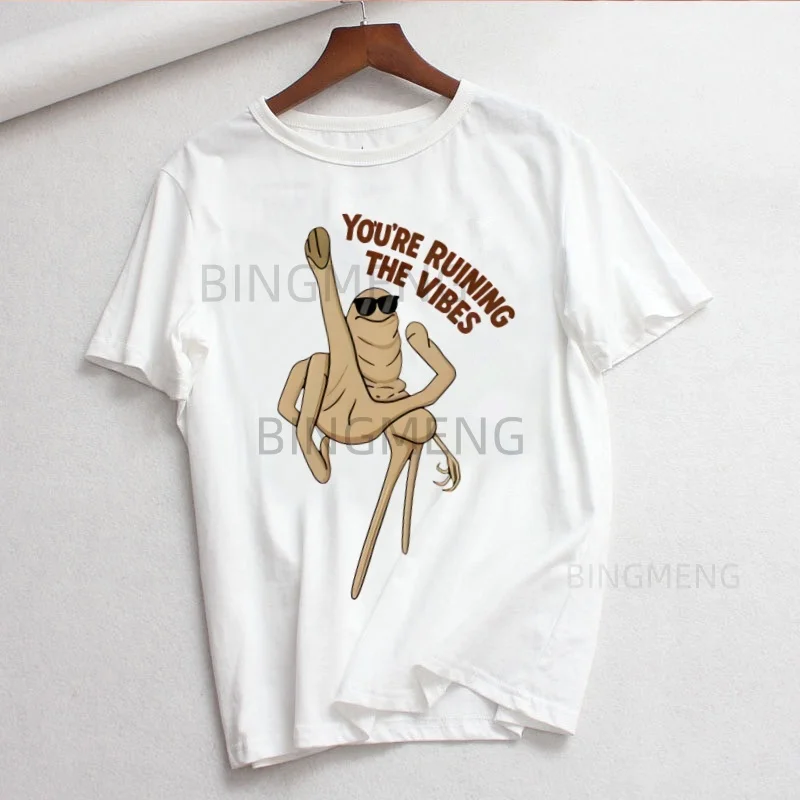 marcus the worm Women Summer Short Sleeve Fashion Print Lady T-shirts Top T Shirt Ladies Womens Graphic Female Tee T-Shirt