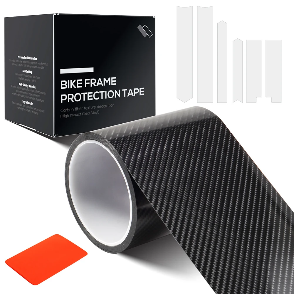 Bike Maintenance Cycling Accessories 3k 300x10cm Carbon Fiber Sticker Protective Tape For Bike Frame Cycle Accessory Cool Design