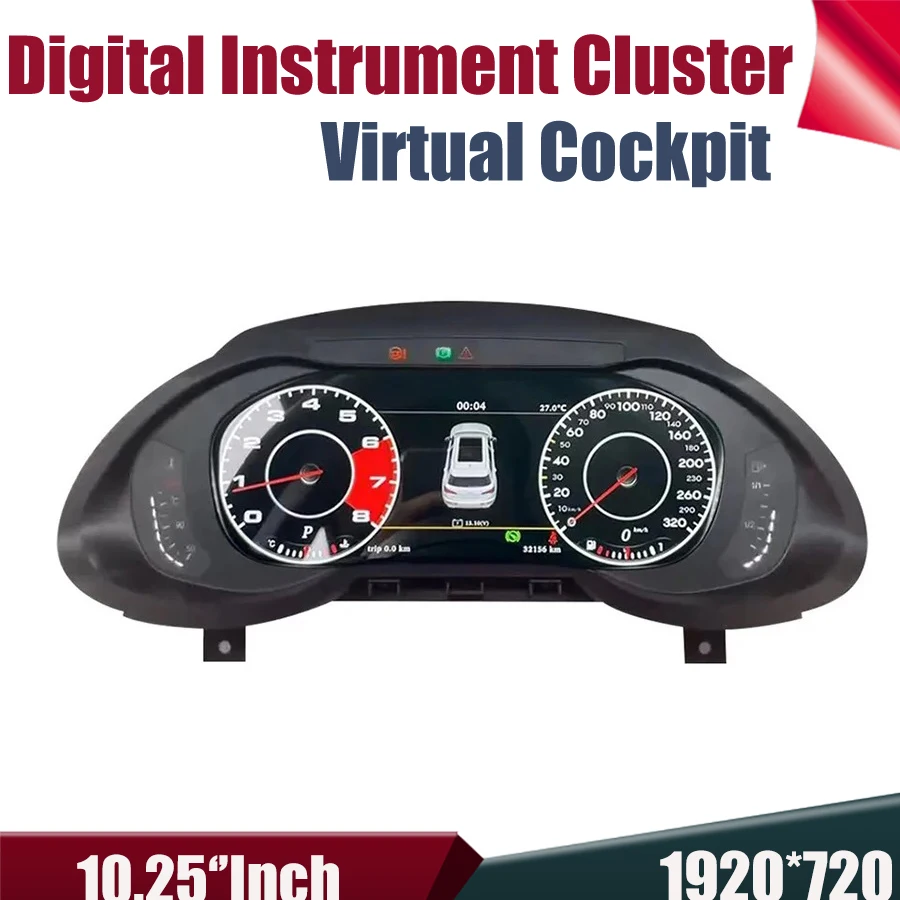 

10.25 Inch Dashboard Speedometer Multi-Function For Audi Q5 SQ5 2010-2018 Digital Virtual Cockpit LCD Instrument Cluster CARPLAY