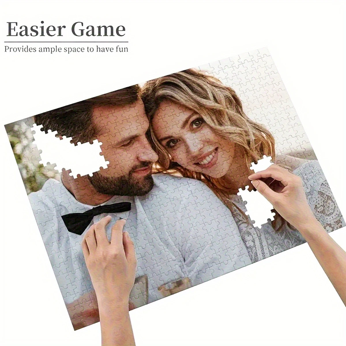 Personalized Custom Photo Puzzle Customize Romantic Love Time Toys Personalized  Cardboard 35/300/500/1000 Pieces Jigsa