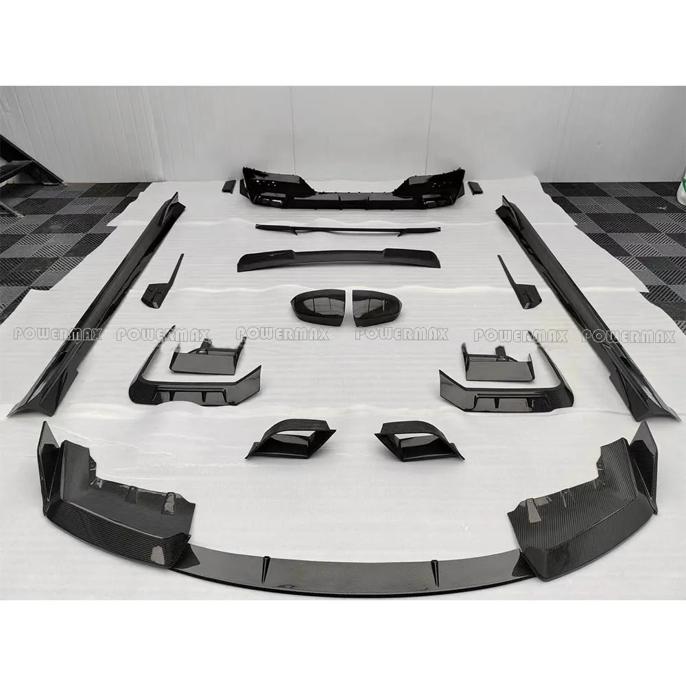

Top Quality Dry Carbon Fiber MSY Style Body Kits Rear Diffuser for BMW 7 Series I7 G70 2023-2024 Front Lip Side Skirts