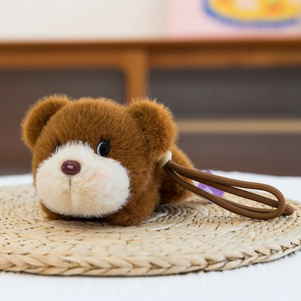 

Cute Little Bear Animal Doll Pendant Mouse Rabbit Cat Plush Toy Keychain Comfort Cartoon Dog Plush Doll Keychain Kids Gifts