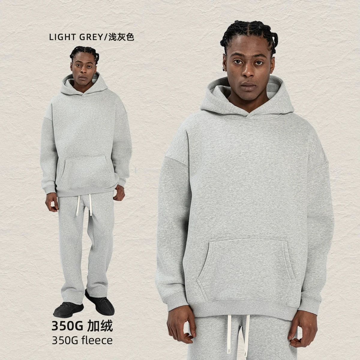 

American Trendy Solid Color Hooded Sweatshirt Women Fashion Simple All-match Autumn Winter Hoodie Tops Lady Commuting Clothing