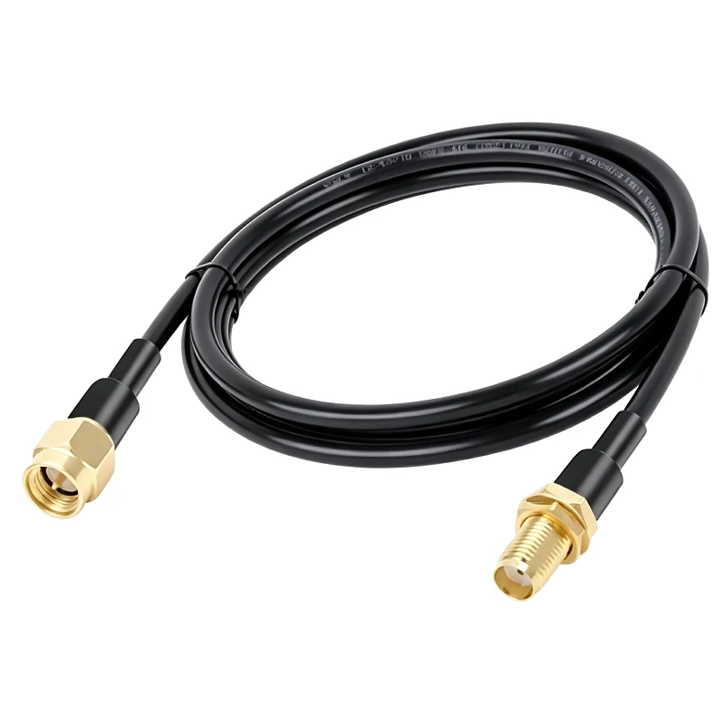 RG58 SMA Male to SMA Female 50Ohm Coaxial Cable Low Loss RF Coax Pigtail Antenna Extension for Walkie Talkie Ham Radio WiFi