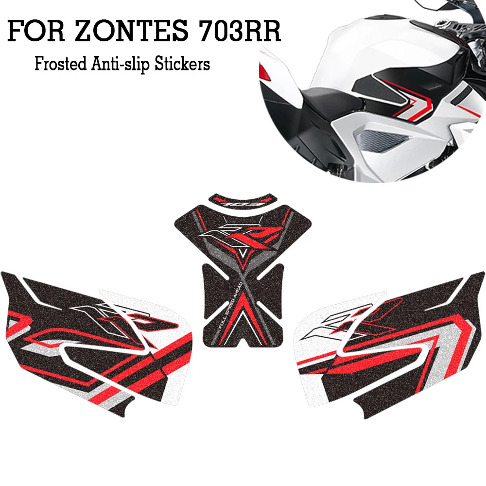 Motorcycle For Zontes 703RR 703 R Tank Pad Front Face Fender Headstock Protection Protector Stickers Decals 2025 2026
