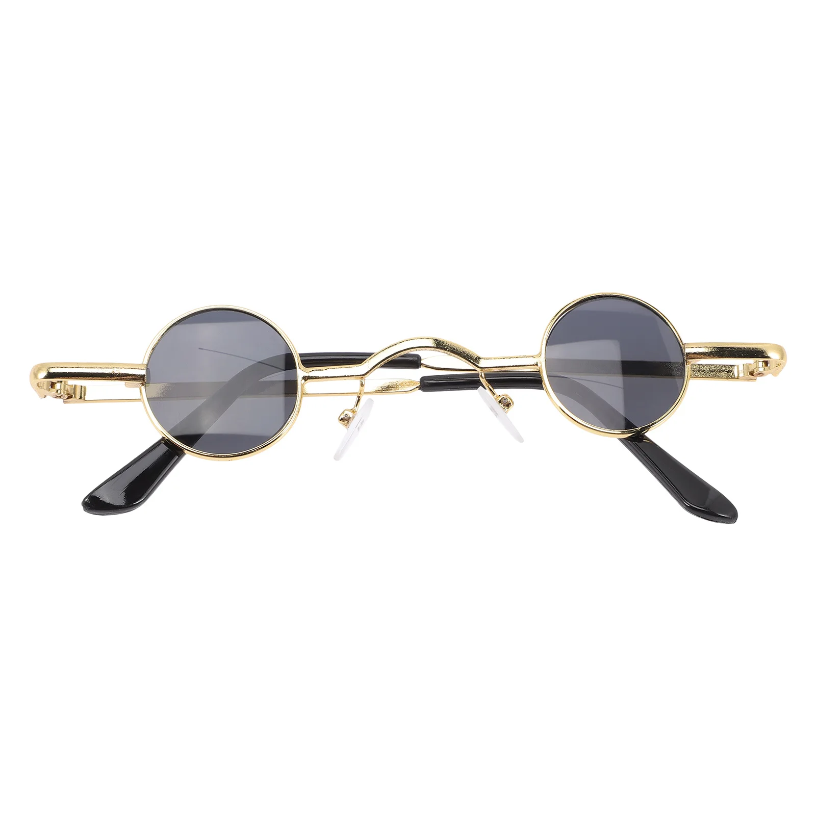 

Punk Sunglasses Uv Protection Round Metal Circle Frame Vintage Men Women Party Wedding Beach Club Round Sunglasses