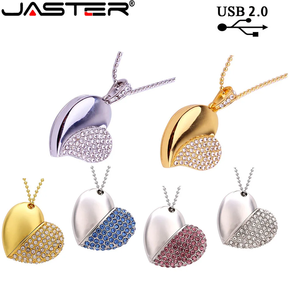 

USB-флеш-накопитель в форме сердца, 128 ГБ, 64 ГБ, 32 ГБ, 16 ГБ, 8 Гб