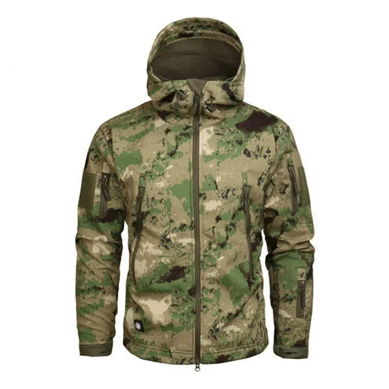 Jacket Ultralight Rainproof Hunting Jacket  Hunting Hoody Amur 3D Men's Print Hoodie Camouflage Military Tactical Uniform