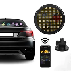 Wyświetlacz tylna szyba samochodu wyświetlacz Pixel Art kontrola aplikacji Bluetooth znak LED interaktywny ekran programowalna lampa LED