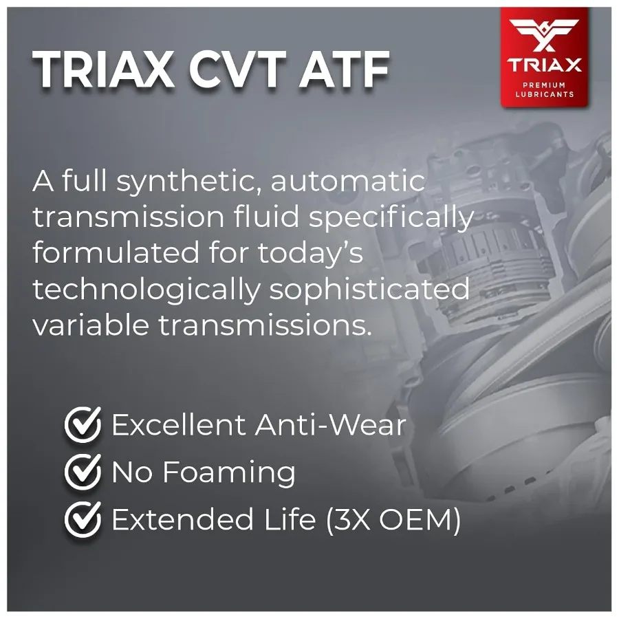 Универсальная трансмиссионная жидкость CVT ATF OEM класса — нескользящая трансмиссионная жидкость CVT — Surpasses All OEM Specs (пакет 6 литров)