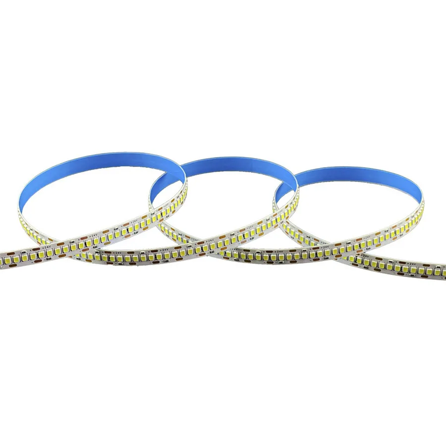 10m/lot  2835 led strip light 240 LEDs/m DC 12V 24v High Brightness Flexible LED Strip Light Single Row Warm White room decor