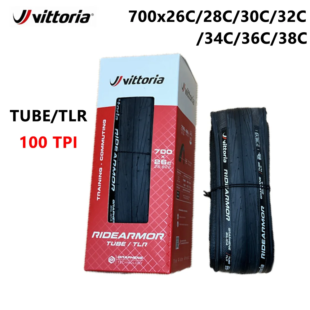 Vittoria RIDEARMOR Road Bicycle Tires Anti Puncture TUBELESS Road Bicycle Tire 700x26C/28C/30C/32C/34C/36C/38C