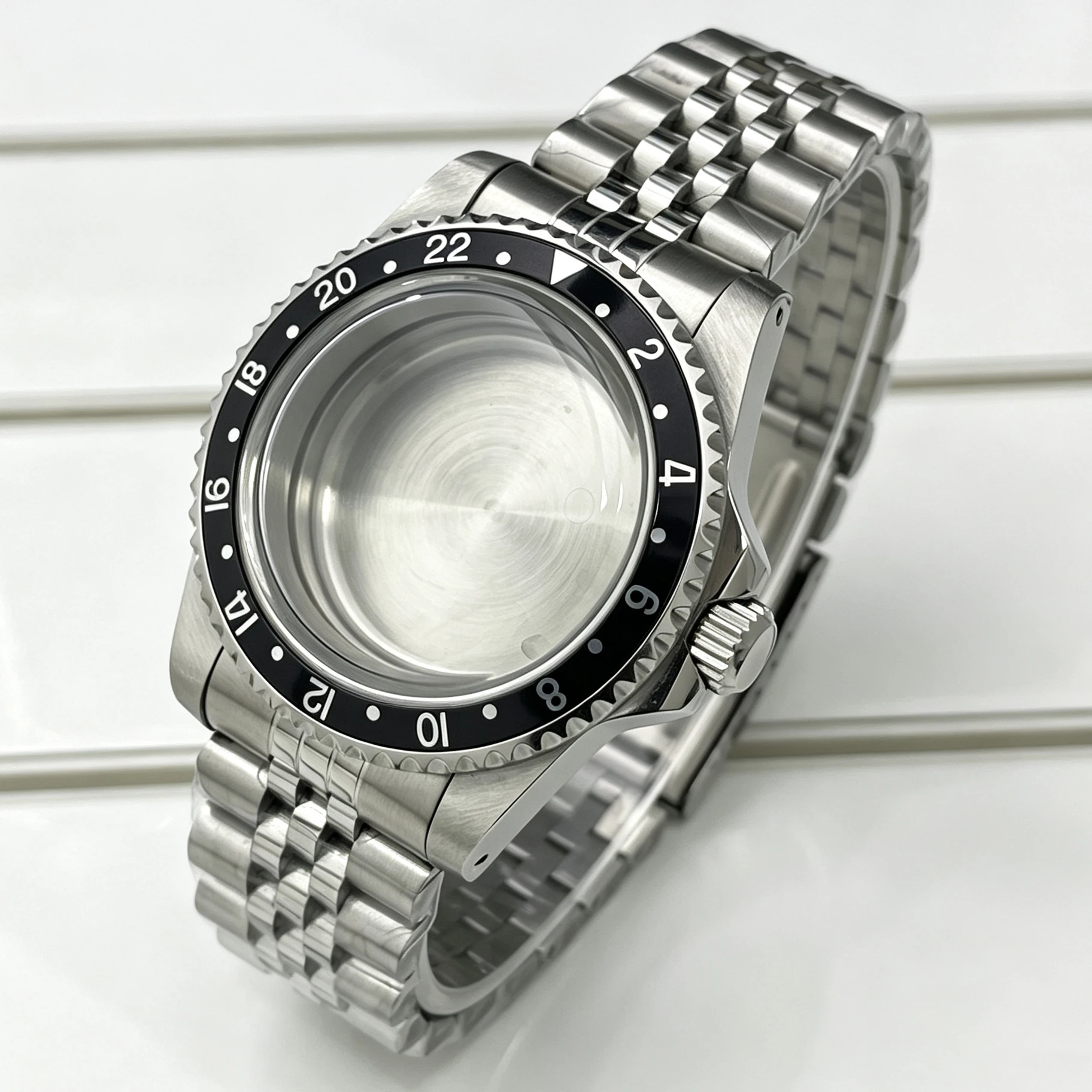 39.5mm High-Quality NH35 Case, Convex Dome Glass, Compatible With NH35, NH36, NH34, 8215, 2813, ST1612 Movements.