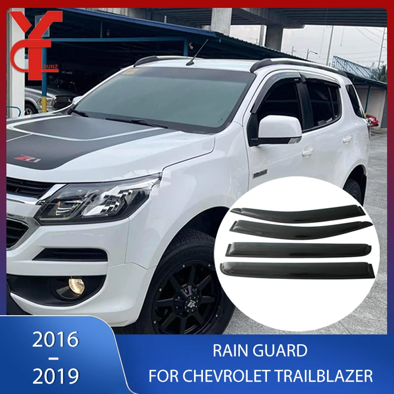 

Rain Guard Weather Shield Window Deflectors Visor For chevrolet TrailBlazer 2016 2017 2018 2019 YCSUNZ Car Accessories