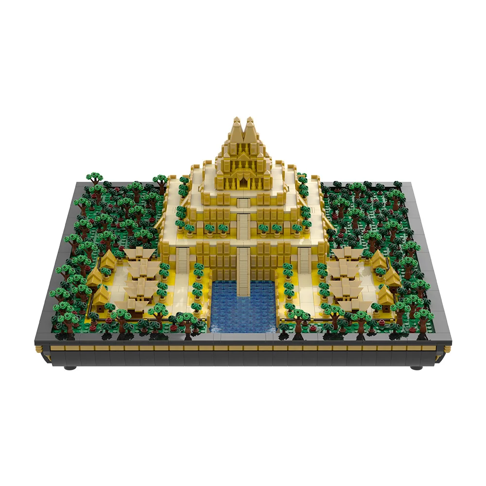 

Gobricks MOC Famous El Dorado Microbuild Building Blocks City Street View Architecture Bricks Assembled Toy for Children Gift