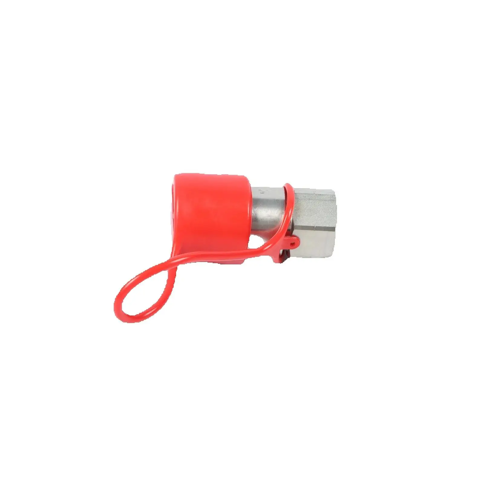 2PCS Flat Face Hydraulic Quick Coupler Set 3/4 Inch Body NPT High Flow Skid Steer FOR Machinery Spare Parts