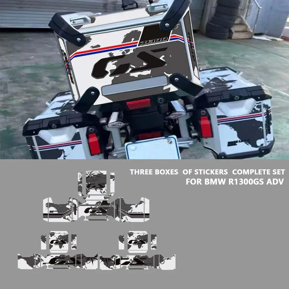 For BMW R1300GS ADV Adventure Rallye Luggage carrier Trunk Luggage Panniers Aluminium Cases Stickers R 1300 GS 2025 Motorcycle