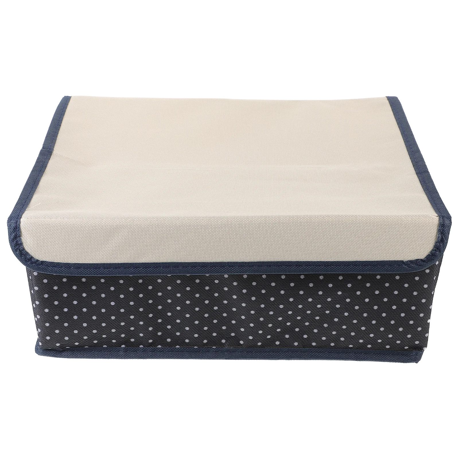 

Underwear Storage Box Foldable Drawer Organizer with Lid for Underpants Socks Bras Closet Storage Household Organizer