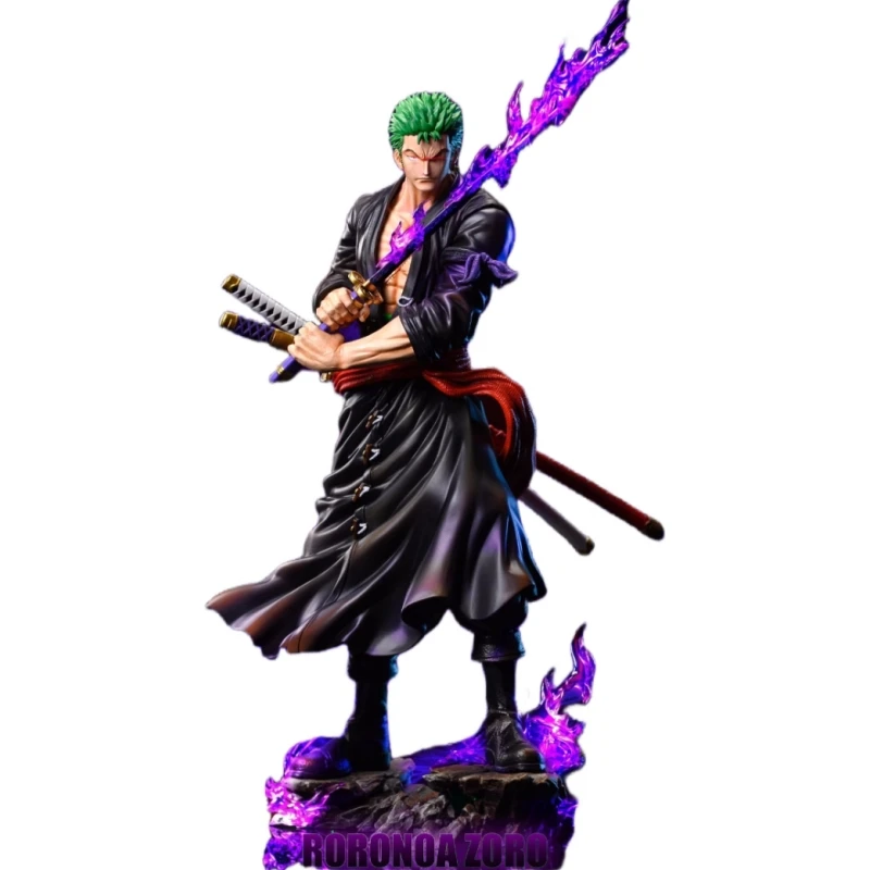 27Cm Resin Ny Studio Pop Gk One Piece Roronoa Zoro Anime Action Figure Statue Ornament Model Garage Kit Toys Gift