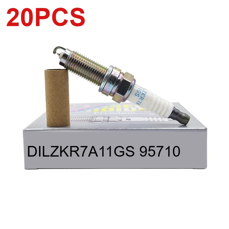 

20 шт. иридиевая свеча зажигания DILZKR7A11GS 95710 для HONDA ACCORD CIVIC CRV ACURA ILX 1,8 л 2,0 л 2,4 л R20A R18Z4 DILZKR7A11GS-95710
