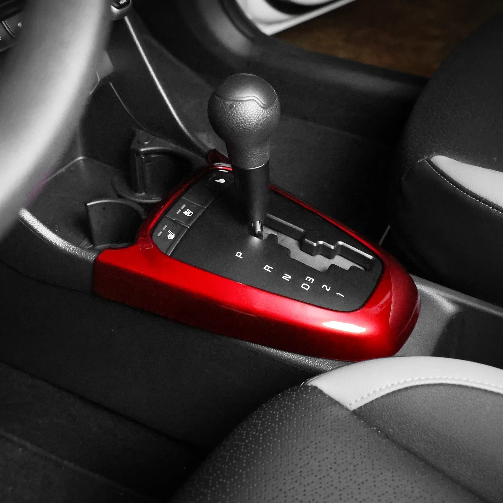 الأحمر الداخلية لوحة التحكم المركزية ملصق مائي وحدة التحكم المركزية والعتاد التحول غطاء الكسوة لكيا صباح 2020-2023 بيكانتو 2019