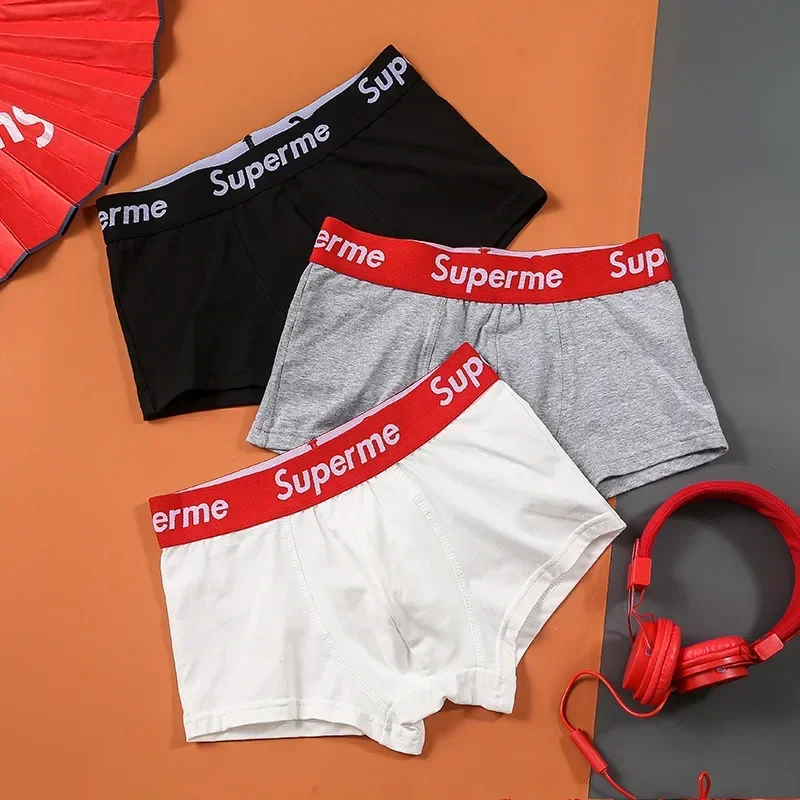 

Men's underwear, high - stretch shorts, cotton boxer shorts, sexy, comfortable and soft underpants, plus size (M - 2XL).