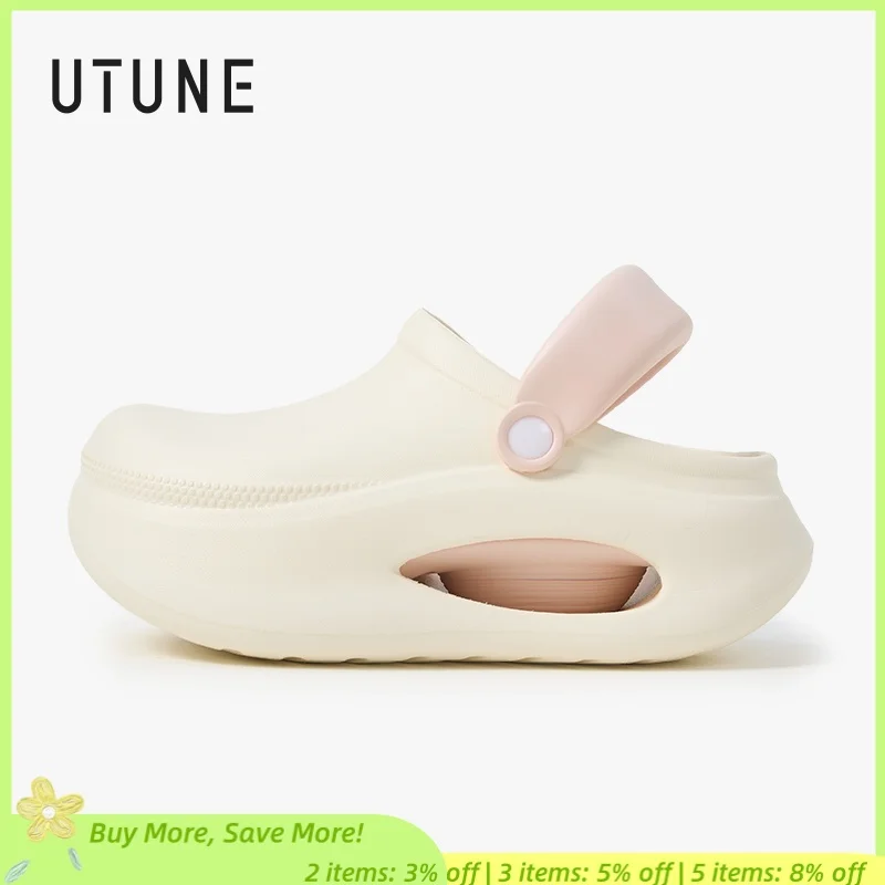 

Официальный сайт UTUNE: женские босоножки на каблуке 9,5 см, нескользящая уличная модная обувь для женщин, водонепроницаемые шлепанцы с высоким отскоком