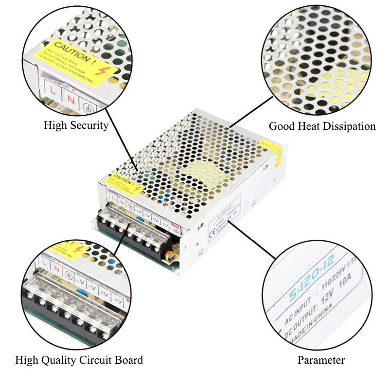 500W 600W 800W 1000W 1200W 1500W DC 5V 12V 24V 36V 48V Power Supply SMPS AC 220V TO DC 5V 12V 24V 36V 48V Switching Power Supply - Image 4