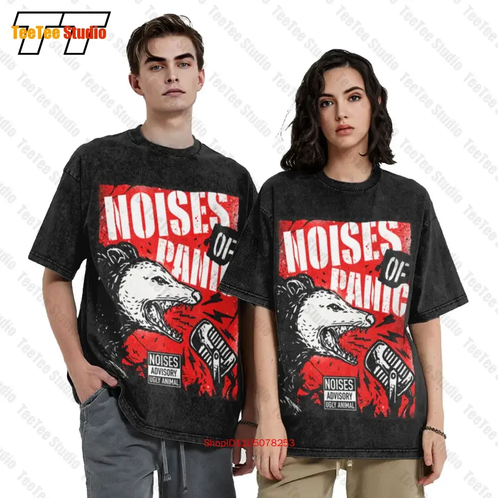 Noises Of Panic Opossum Fake Dead Animal Music Vintage Oversized T-Shirt 5SXF