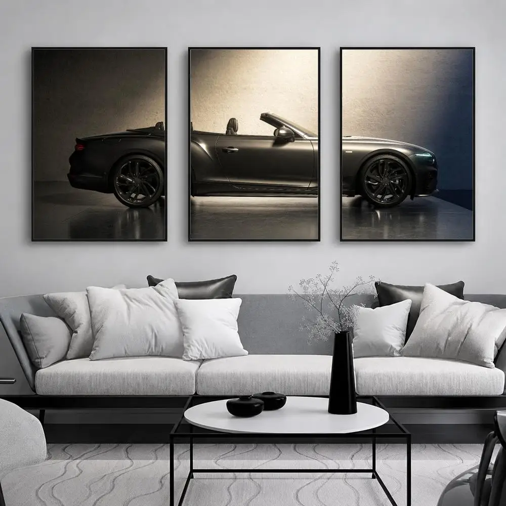 G-GT Speed Open Top Cruiser Painting Calligraphy Canvas Poster Set Wall Artwork for Bedroom Living Room Decorative Prints Gift