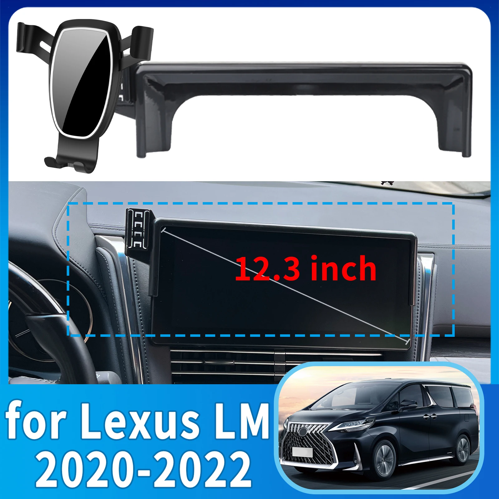 

fit for Lexus LM 2020 2021 2022 Anti-Shake Screen Base Phone Holder Mount Stand ​​ Dedicated Car​​ accessoires
