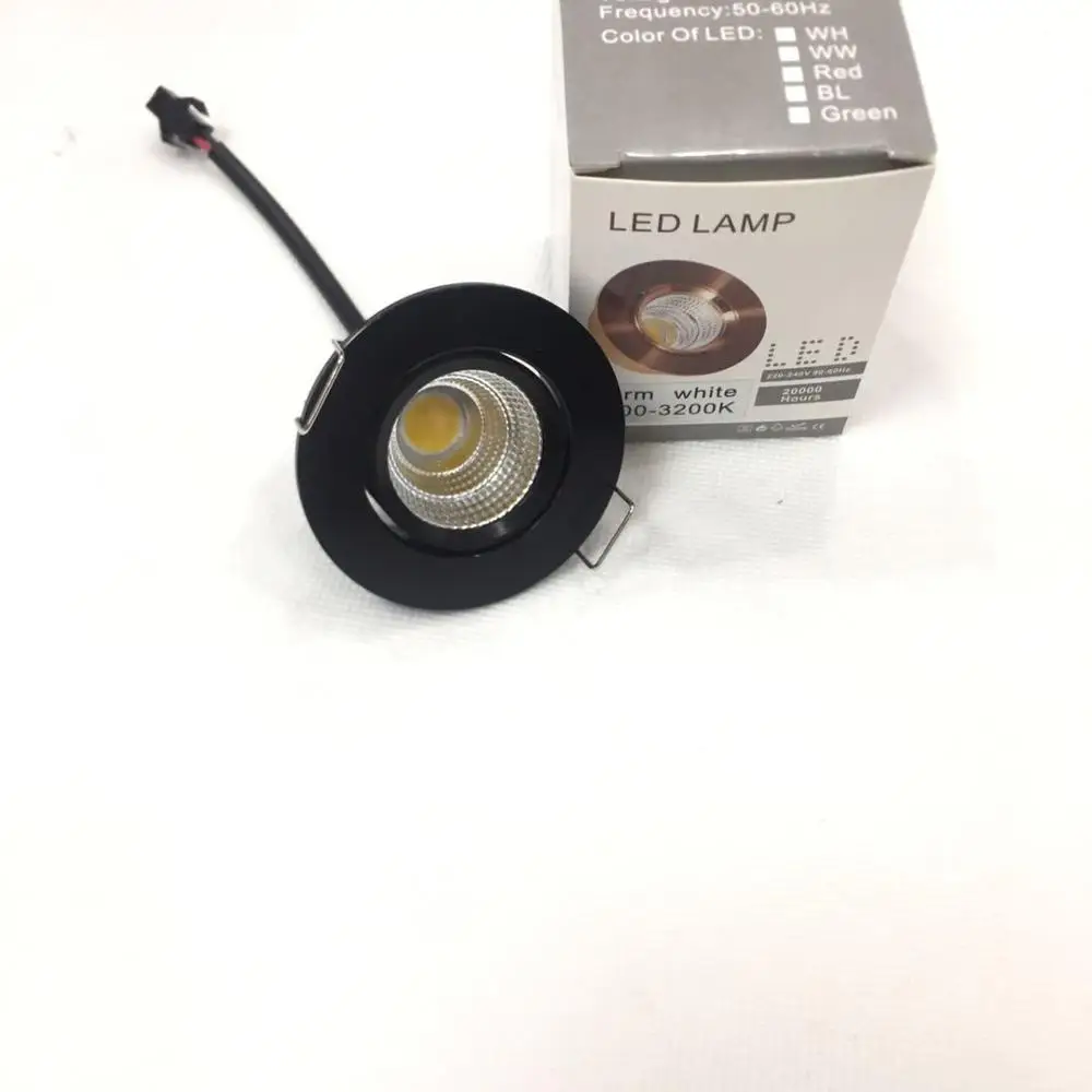 Mini לד לתקרה Spot Lights To The Ceiling 2020 10Pcs/Lot Cabinet Downlight Faretto Led Diameter