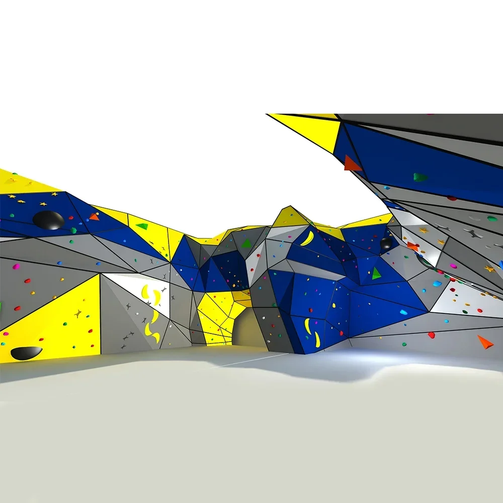 Custom Commercial Adventure Indoor Boulder Wall Rock Climbing Walls Equipment for Adults with  Auto Belay