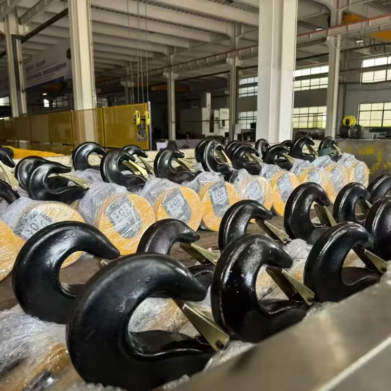 10T–500T Alloy Double Crane Hook | European-Style Closed Design for Heavy Lifting