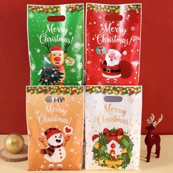 Santa Claus Snowman Elk Christmas Candy Handheld Bags Christmas Decorations For Home 2025 Navidad New Year 2026 Gifts Packaging