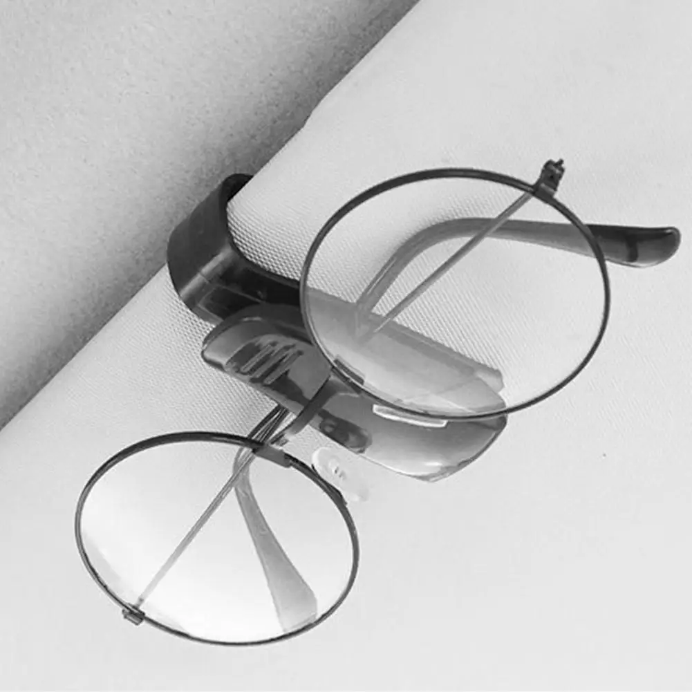 1pcs Car Auto Sun Visor Glasses Box Sunglasses Clip Card Ticket Holder Fastener Eyeglasses Clips Accessories