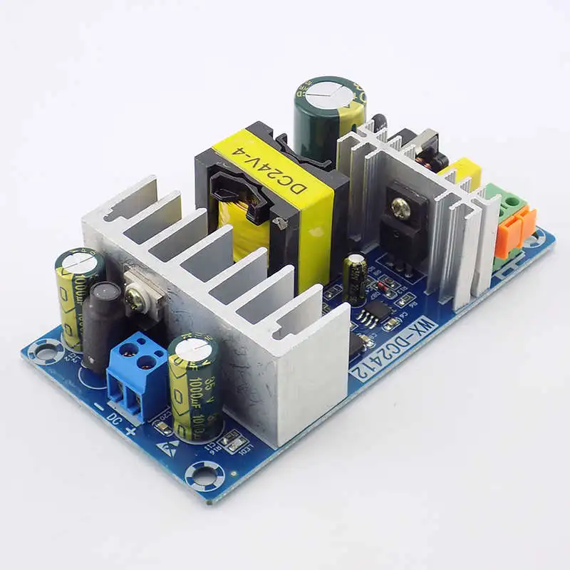 Voltage regulator Power Supply Module Board AC 110v 220v to DC 24V 4A-6A AC-DC Switching Power WX-DC2412 100w D4