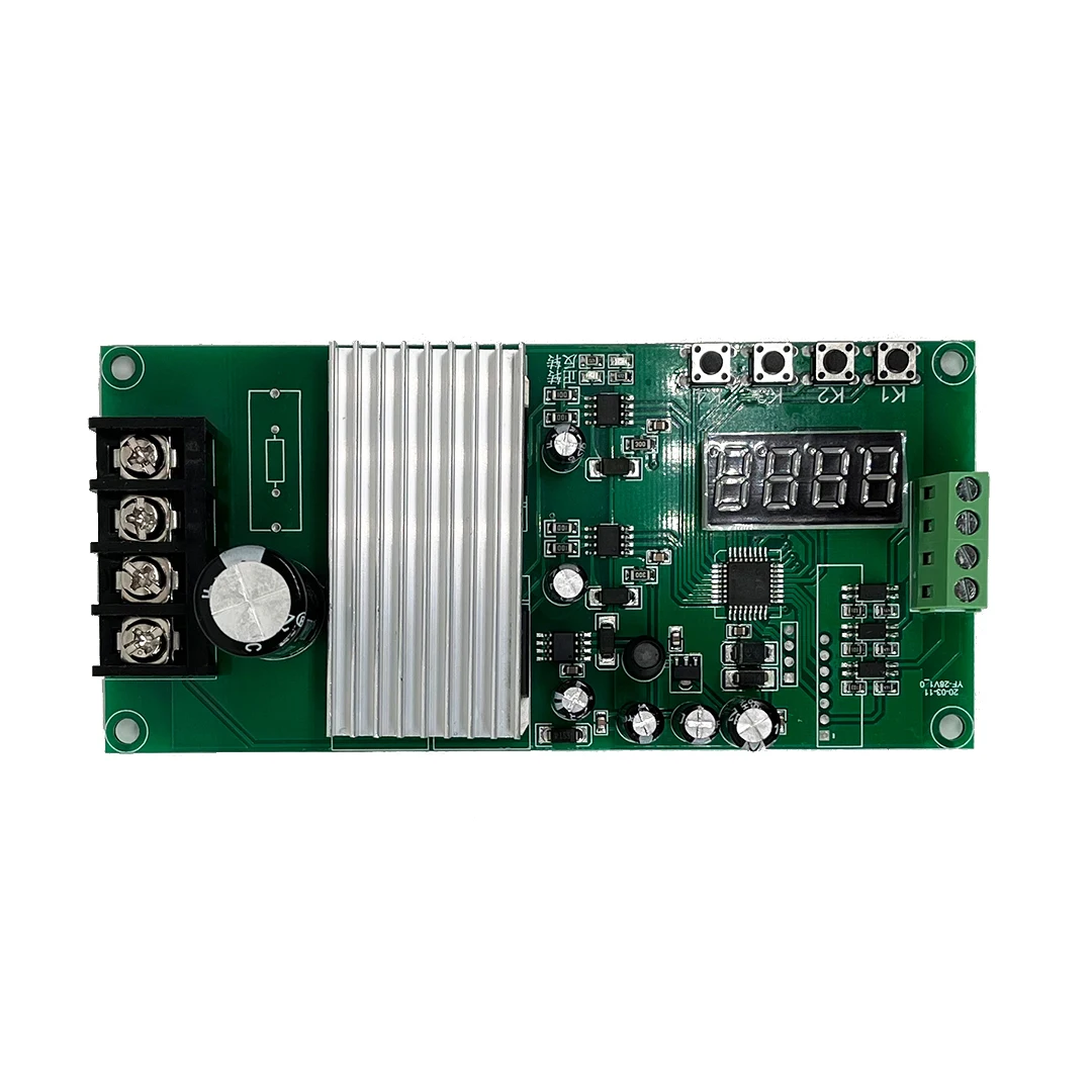 30A High Power Motor Controller 7-30V H-Bridge Forward Reverse Cycle Timing Relay Module 8 Modes Speed Timer Control